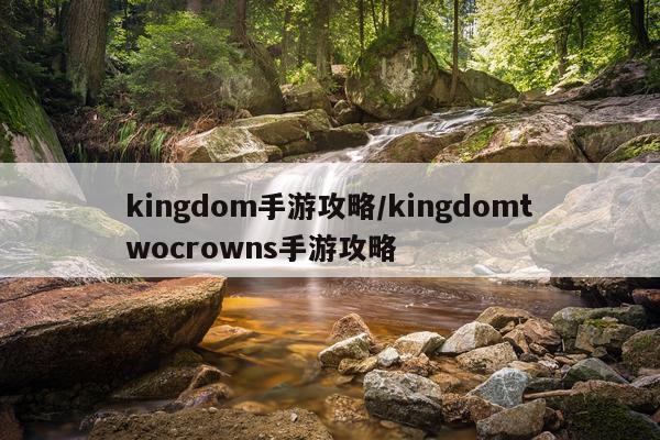 kingdom手游攻略/kingdomtwocrowns手游攻略