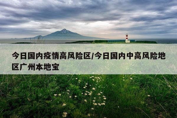 今日国内疫情高风险区/今日国内中高风险地区广州本地宝