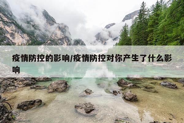 疫情防控的影响/疫情防控对你产生了什么影响