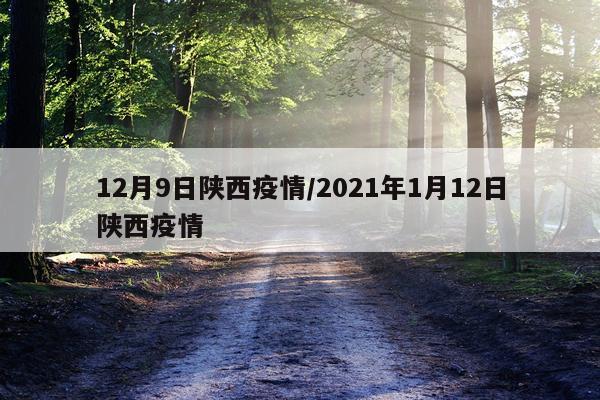 12月9日陕西疫情/2021年1月12日陕西疫情