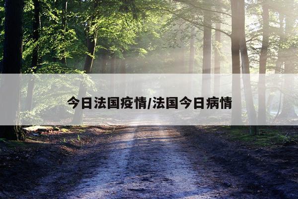 今日法国疫情/法国今日病情