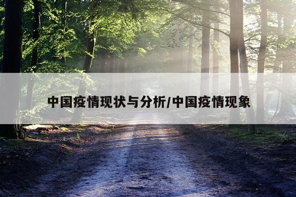 中国疫情现状与分析/中国疫情现象