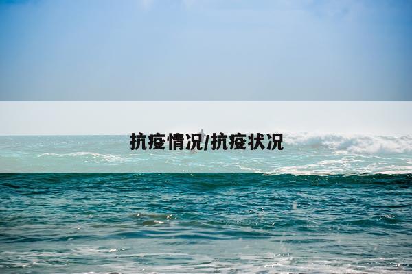 抗疫情况/抗疫状况