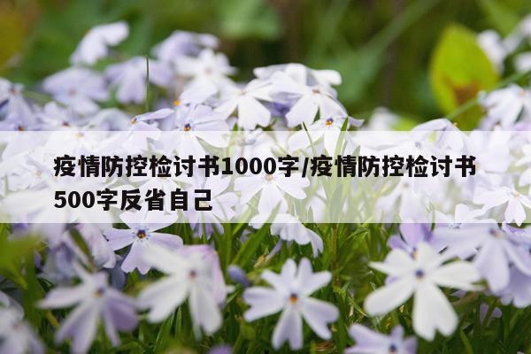 疫情防控检讨书1000字/疫情防控检讨书500字反省自己