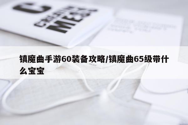 镇魔曲手游60装备攻略/镇魔曲65级带什么宝宝