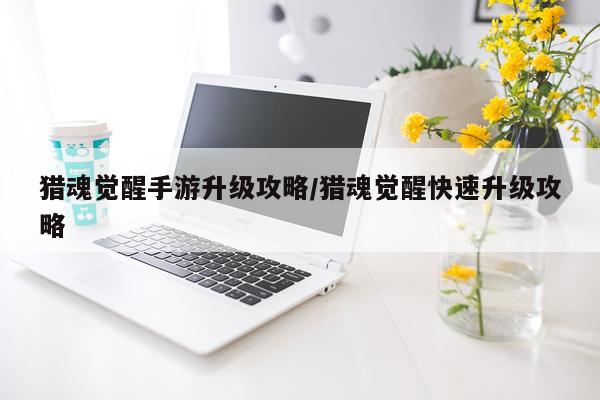 猎魂觉醒手游升级攻略/猎魂觉醒快速升级攻略