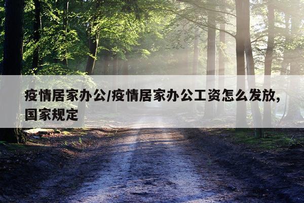 疫情居家办公/疫情居家办公工资怎么发放,国家规定