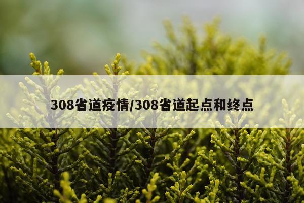 308省道疫情/308省道起点和终点
