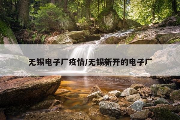 无锡电子厂疫情/无锡新开的电子厂