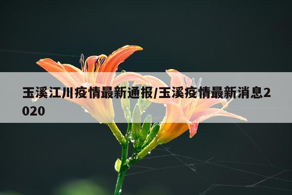 玉溪江川疫情最新通报/玉溪疫情最新消息2020