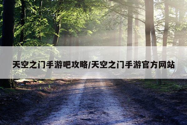 天空之门手游吧攻略/天空之门手游官方网站