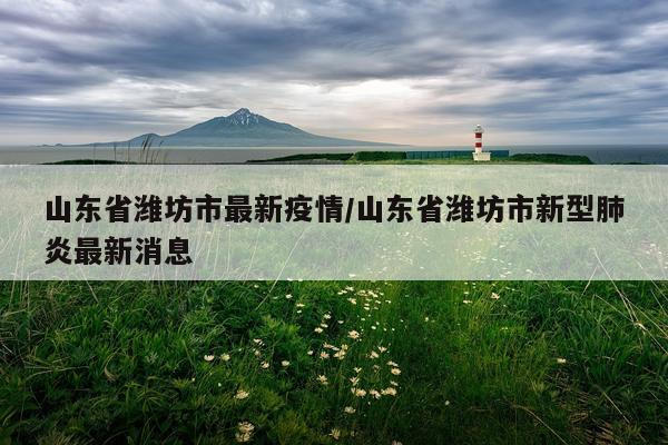 山东省潍坊市最新疫情/山东省潍坊市新型肺炎最新消息