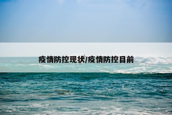 疫情防控现状/疫情防控目前