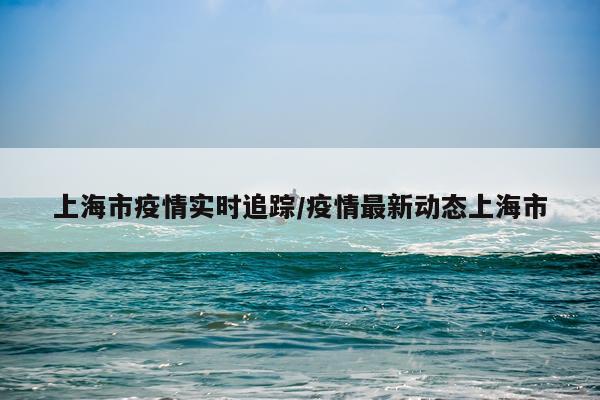 上海市疫情实时追踪/疫情最新动态上海市