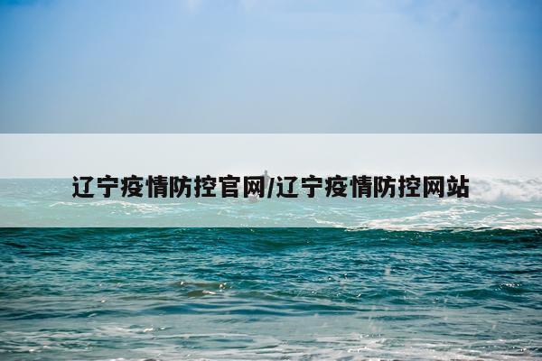辽宁疫情防控官网/辽宁疫情防控网站