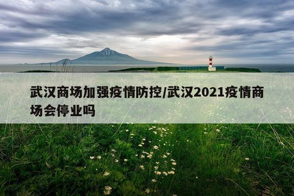 武汉商场加强疫情防控/武汉2021疫情商场会停业吗