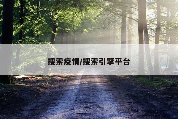 搜索疫情/搜索引擎平台