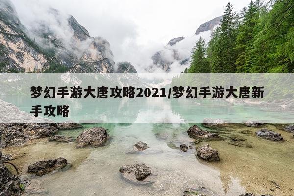 梦幻手游大唐攻略2021/梦幻手游大唐新手攻略